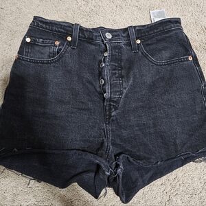 Levi's Dark Denim Jean Shorts
